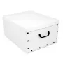 ORDINETT pappkast 49x39x25cm suur kast ühevärviline valik valge/must/tumesinine/helehall