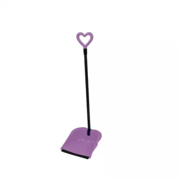 GIOSTYLE Rubber Hair Scoop Love tolmuimeja ja harja komplekt, 24,5x27x85 cm, erinevad värvid