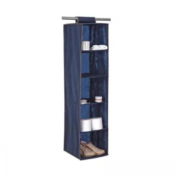ORDINETT 5 riiuliga korraldaja 30x30x120cm sinine
