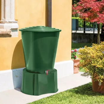 STEFANPLAST vihmaveetünni alus 210L/310L tünnidele, 70x38 cm, roheline