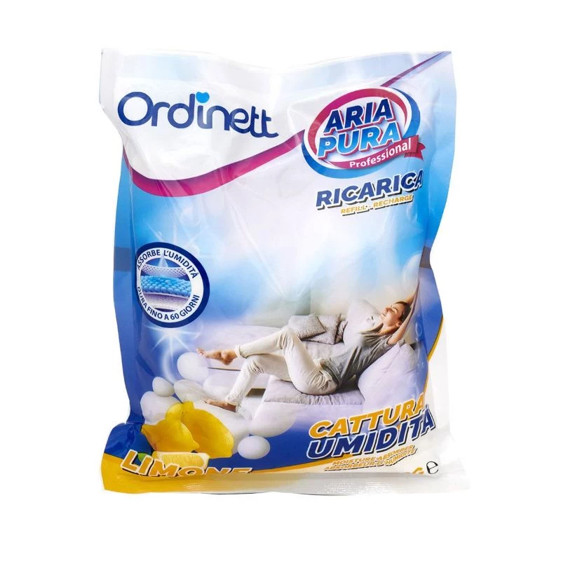 ORDINETT niiskuseabsorbeerija täitepakend 3 x 450g sidruni lõhnaga Aero 360° jaoks