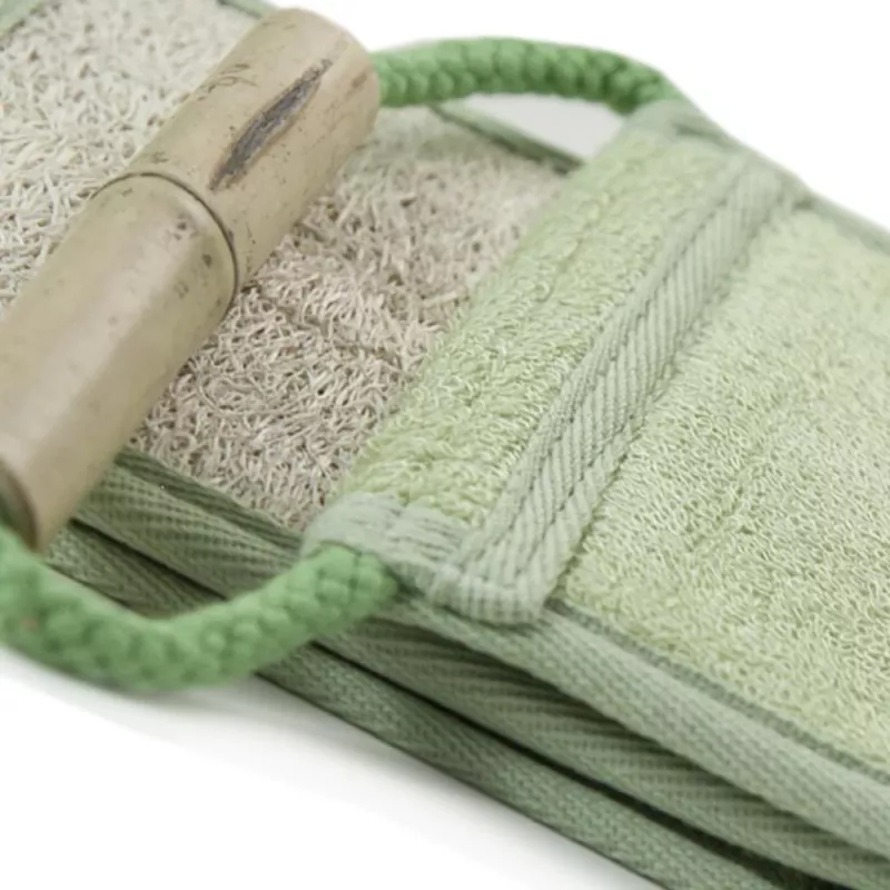 MARTINI SPA Luffa ja bambusriba bambus - looduslik kooriv vanniriba kahepoolse tekstuuriga