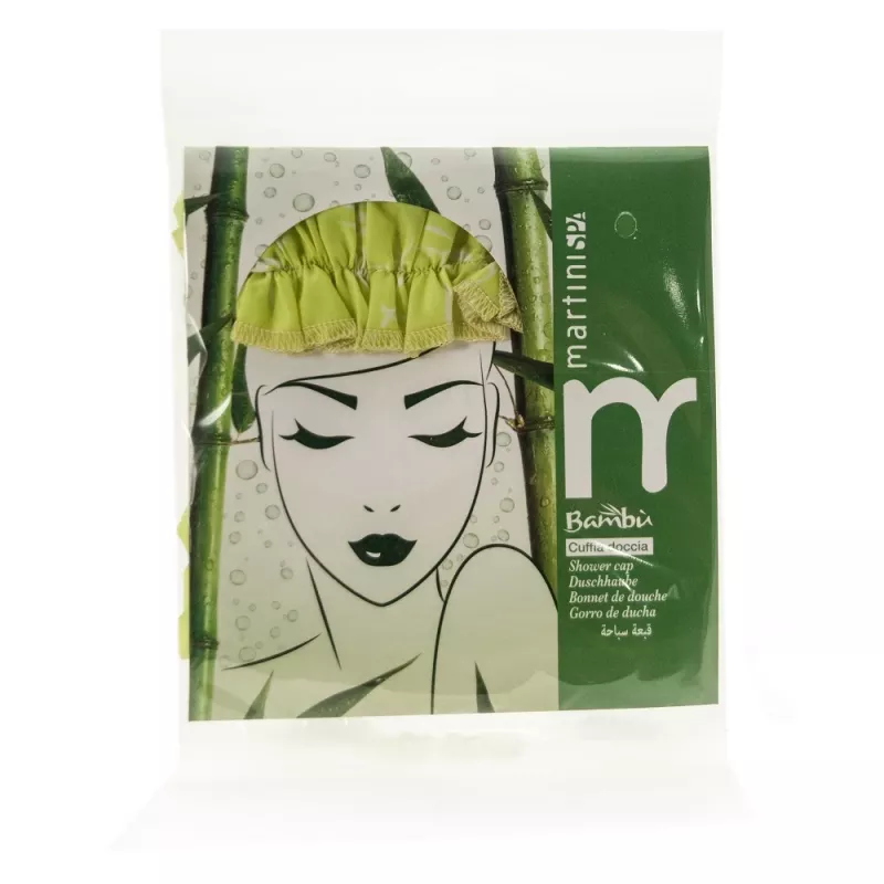 Martini Spa dušimüts Bamboo - veekindel korduvkasutatav juuksekaitse