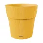 STEFANPLAST Ethica lillepott koos alusega Ø40x39cm sinepikollane