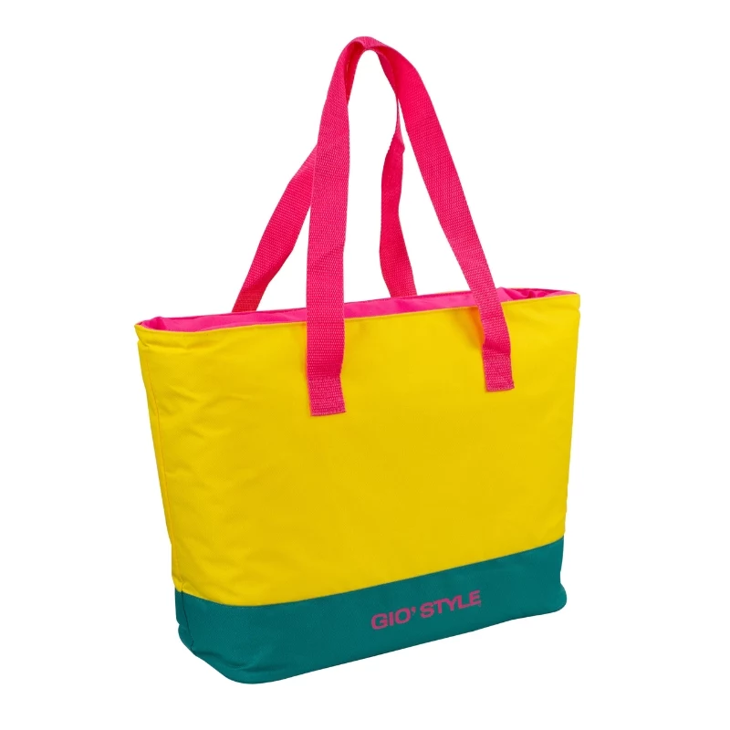 GIOSTYLE Termokott Beach Fluo Tote Assorted, 24L, roheline/roosa/kollane/helesinine