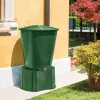 STEFANPLAST Veevaat 210L kaanega ja kraaniga Ø76,5x84cm roheline