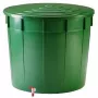 STEFANPLAST Veevaat 500L kaanega ja kraaniga Ø100x85cm roheline
