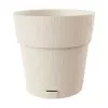 STEFANPLAST Ethica lillepott alusega Ø40x39cm valge