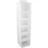 ORDINETT rippuv korraldaja 6 riiuliga 30x30x120cm puuvillane hall