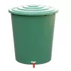 STEFANPLAST veetünn 310L koos kaanega ja kraaniga, roheline, Ø80x97cm