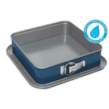 GUARDINI XBake ruudukujuline koogivorm 24x24x7 cm, kleepumatu süsinikterasest, antratsiithall