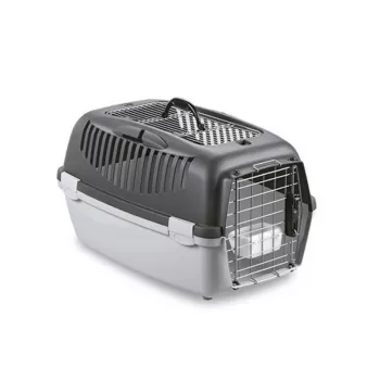 STEFANPLAST Gulliver 3 Delux Top Free lemmikloomakandja 61x40x38 cm tumehall/helehall
