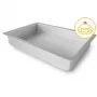 GUARDINI Professional ristkülikukujuline lahtikäiva põhjaga küpsetusvorm 18x28x5 cm, süsinikteras, kleepumatu, antratsiithall