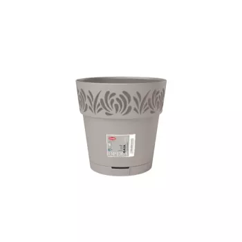 STEFANPLAST Gaia lillepott alusega Ø20x19cm helehall