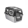 STEFANPLAST Gulliver 6 Plus transprokk suurtele koertele 92x64x66 cm tumehall/helehall