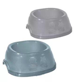 STEFANPLAST Break 5 lemmiklooma toidukauss 3 L hall/sinine 33x33x13 cm