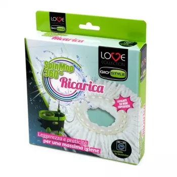 GIOSTYLE asendatav mikrofiibrist mopipea Vileda Love Spin Mop 360° jaoks