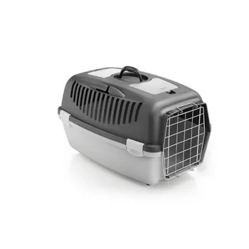 STEFANPLAST Gulliver 3 lemmikloomakandja metalluks 61x40x38 cm tumehall/helehall