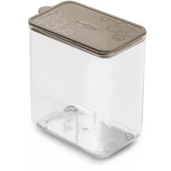 GIOSTYLE toidukarp ristkülikukujuline L 1.8L Con.Tengo 15,5x10x17,1cm hall-pruun