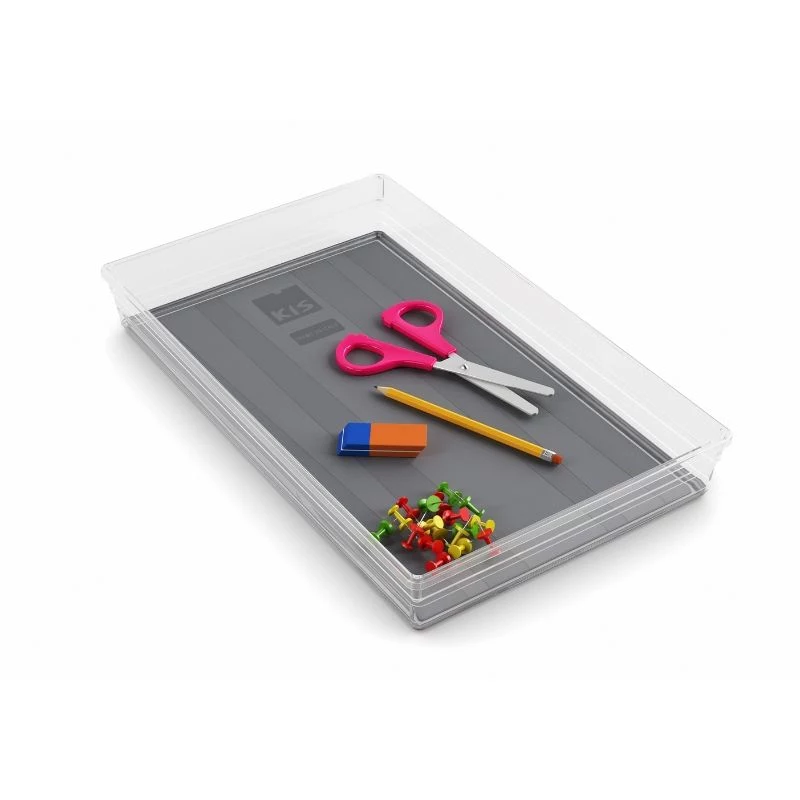 KIS Box Sistemo Organizer 9 39 x 24 x 5 cm läbipaistev/helehall