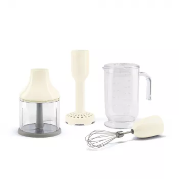 SMEG HBAC11CR käsimikseri tarvikute komplekt, 4-osaline, kreemjas