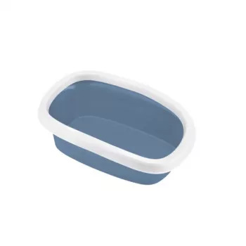 STEFANPLAST Sprint 10 avatud kassiliivakast 43x31x14 cm sinine/valge