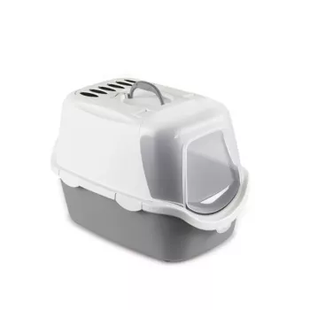 STEFANPLAST Cathy Easy Clean kaanega kassiliivakast 56x40x40cm valge/hall