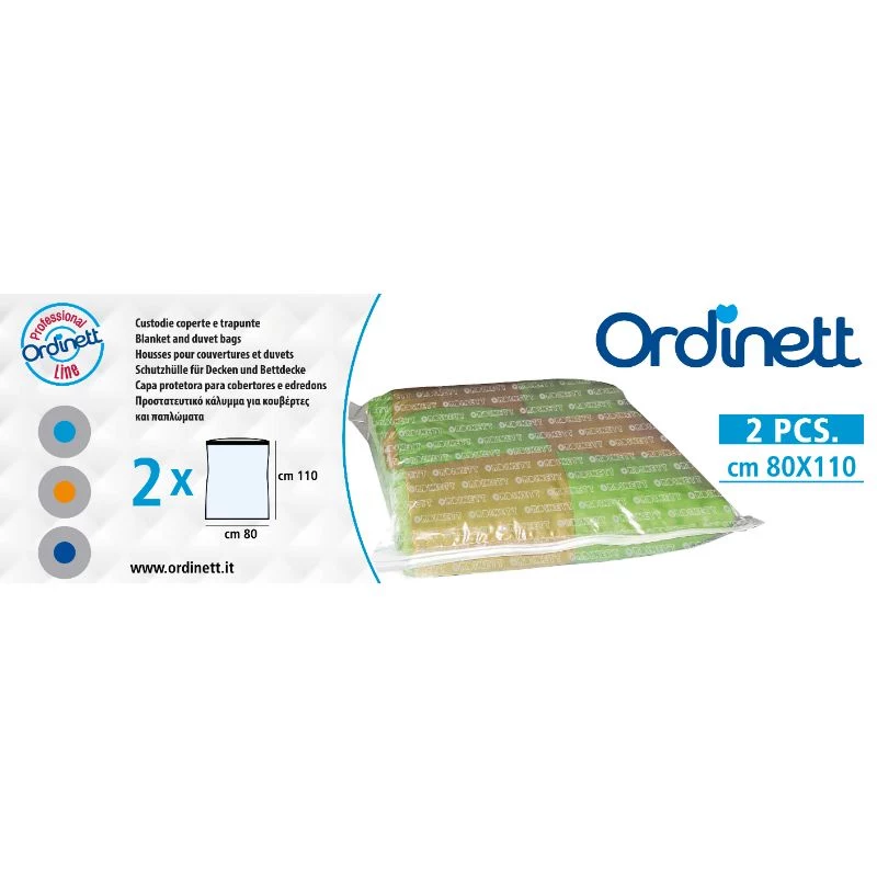 ORDINETT plastikust mitmeotstarbelised riidekotid 5 tk. 42x52cm
