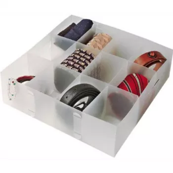 ORDINETT Organiser L 30,5x30,5x10cm Top Class läbipaistev hoiukarp
