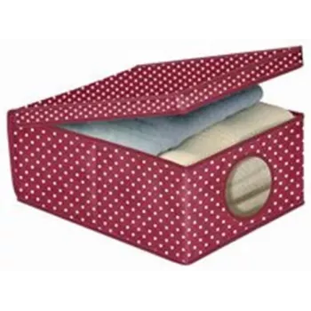 ORDINETT kangast hoiukast 48x36x19 cm Bordeaux