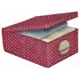 ORDINETT kangast hoiukast 48x36x19 cm Bordeaux