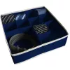 ORDINETT jaotistega kast L 30,5x30,5x10 cm sinine