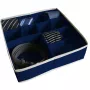 ORDINETT jaotistega kast L 30,5x30,5x10 cm sinine