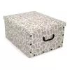 ORDINETT pappkast 49x39x25cm Big Box Goccia Assorted, sinine/helehall/burgund