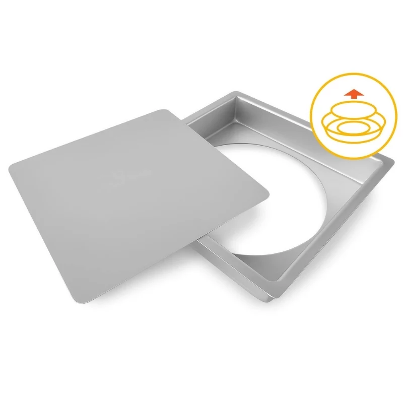 GUARDINI ruudukujuline eemaldatava põhjaga koogivorm Professional 26x26x5cm