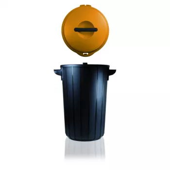 GIOSTYLE Eco Solution 35L prügikast tumehall/kollane