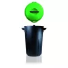 GIOSTYLE Eco Solution prügikast 35L tumehall/roheline