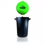 GIOSTYLE Eco Solution prügikast 35L tumehall/roheline