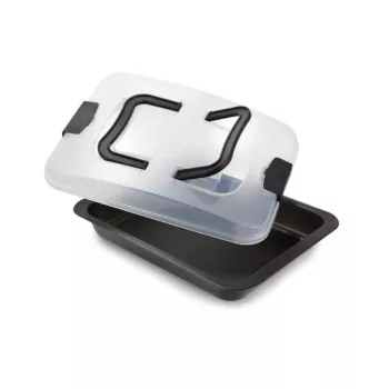 GUARDINI Bake Away ristkülikukujuline ahjuvorm kandmiskaanega 32 x 24 x 4,7 cm