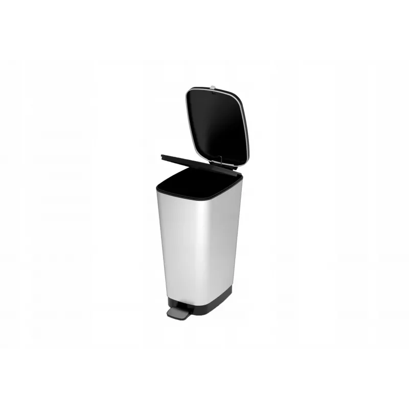KIS Pedaali prügikast Metallic Chic Bin L 45L Steel Grey