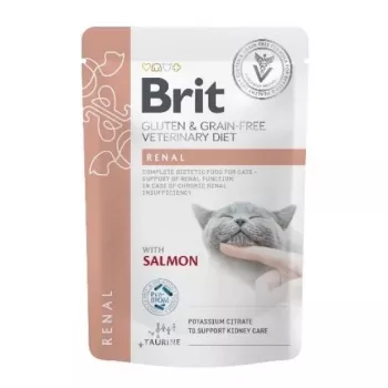 BRIT VD Renal kassitoit kotike - märg kassitoit - 12x85g