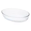 GUARDINI ovaalne borosilikaatklaasist ahjuvorm 35x24x7 cm 3L