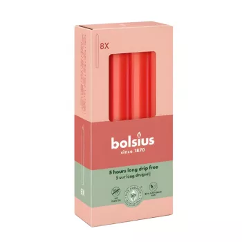 BOLSIUS lauaviidad 8-pakk punane 170/20 mm