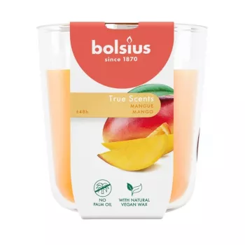 BOLSIUS True Scents Mango lõhnav küünal klaaspurgis, Ø97x85 mm