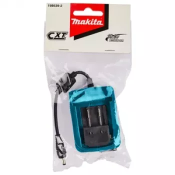 Makita CXT 12V max Li-Ion akuadapter DC-pistiku väljundiga (5,5 x 2,1 mm), 2,2A