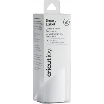 Cricut Joy Smart Vinyl püsiv valge 5,5in x 4ft (2007359)