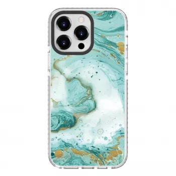 Evelatus Apple iPhone 15 Pro PC+TPU ümbris MagSafe'iga - sinine marmor