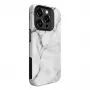Evelatus Armor ümbris Apple iPhone 15 Pro jaoks – TPU+PC hübriid, marmorvalge eritellimusel trükitud