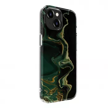 Evelatus Apple iPhone 15 PC Marmor Tumeroheline ümbris