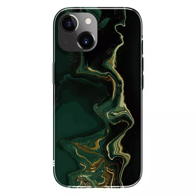 Evelatus Apple iPhone 15 PC Marmor Tumeroheline ümbris